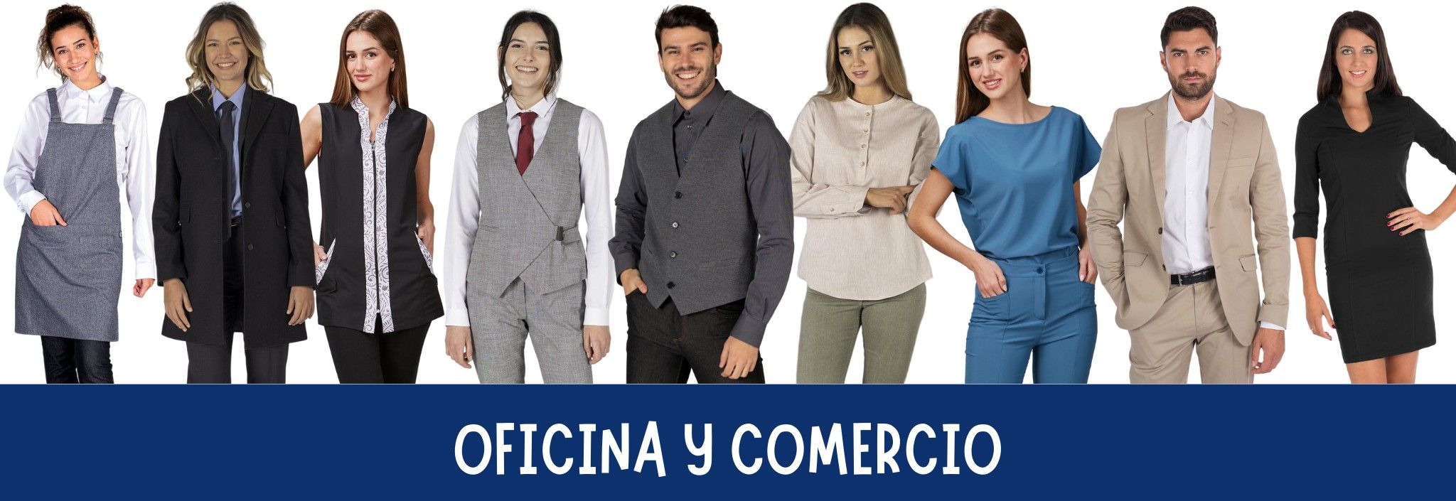 Ropa laboral para trabajadores de oficina y comercios