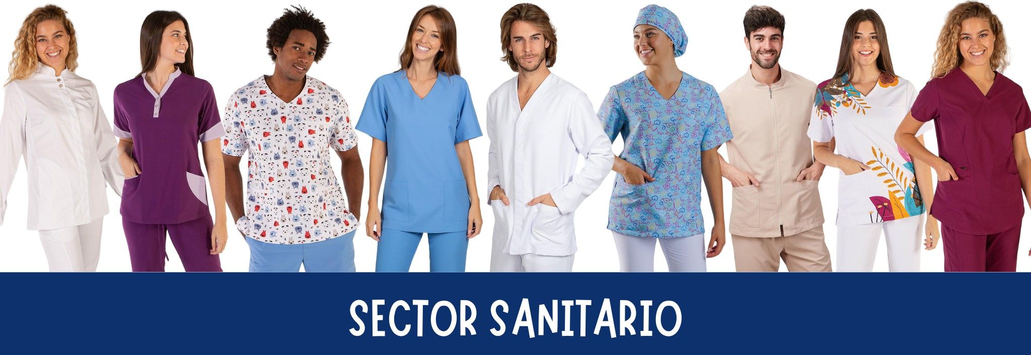 Ropa laboral para sanitarios, médicos, cirujanos, enfermeras, veterinarios, oculistas, dentistas, clínicas, terapeutas
