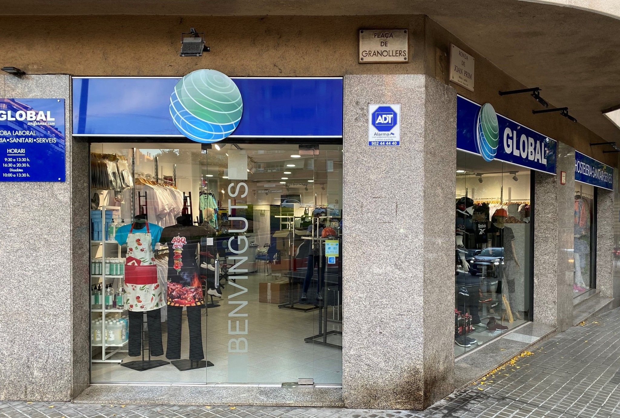 Tienda en Mataró de ropa laboral Global Uniformes