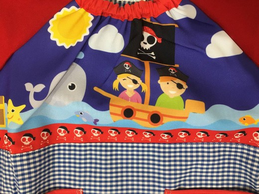 Bata infantil piratas