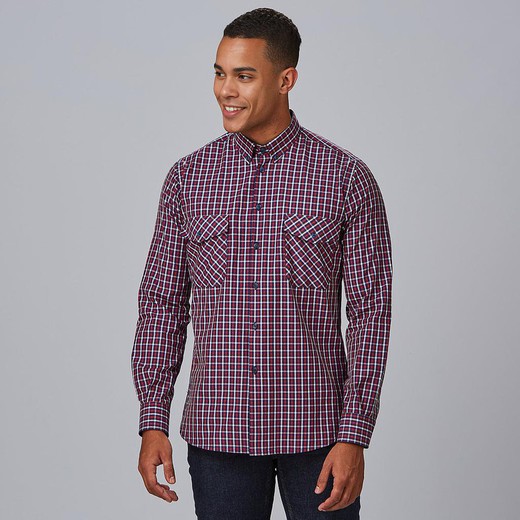 Camisa hombre cuadros Fausto