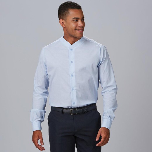 Camisa hombre Riccardo blanco o celeste