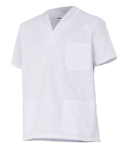 Camisa sanitario blanco, negro o gris