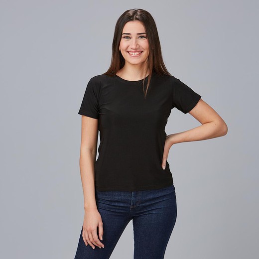 Camiseta antimanchas mujer negro o blanco