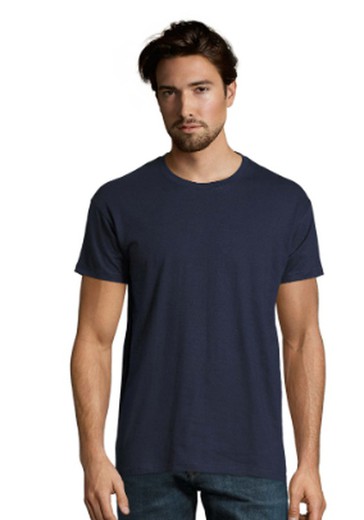 Camiseta hombre manga corta varios tonos azul