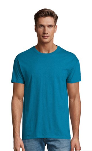 Camiseta unisex manga corta varios tonos azul