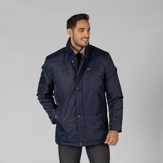 Parka hombre marino