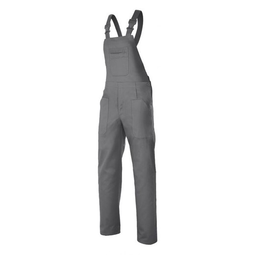 Pantalon de trabajo largo multibolsillos en color gris, negro