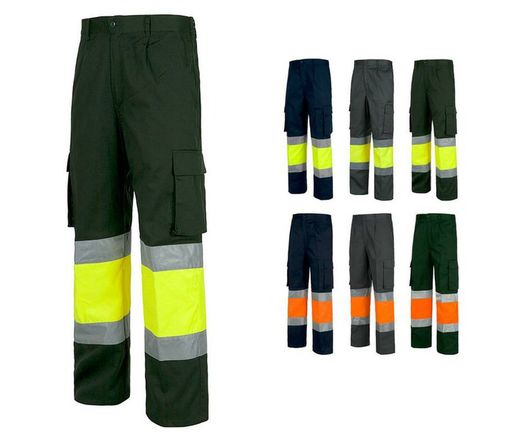 Pantalones con bandas Alta Visibilidad