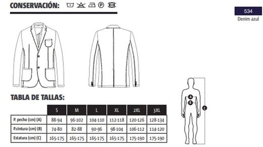 Veste homme en jean