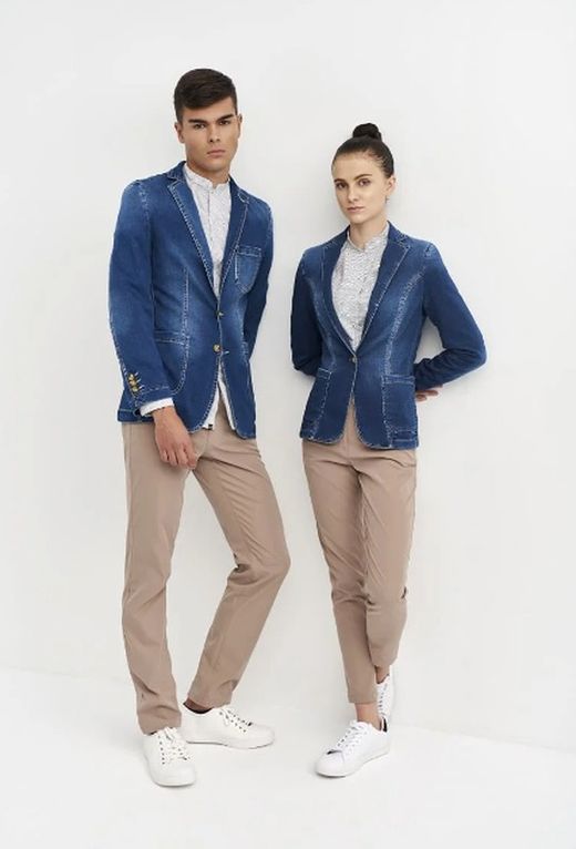 Americana mujer Denim