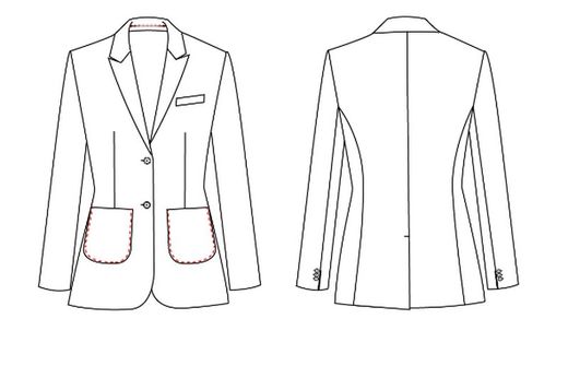 Americana mujer marino