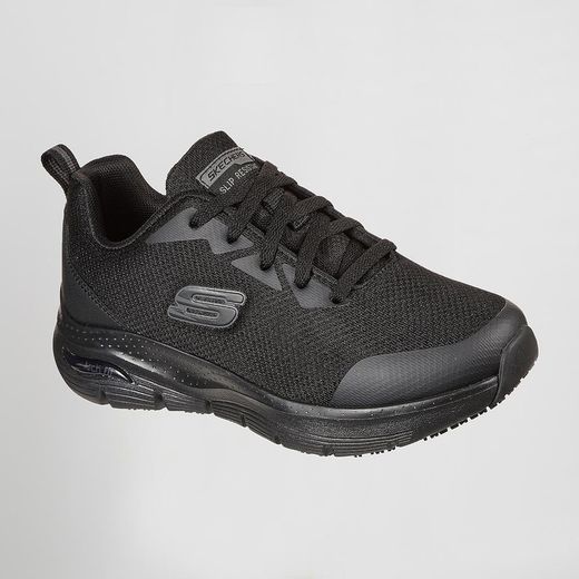 Arch Skechers Mujer negro