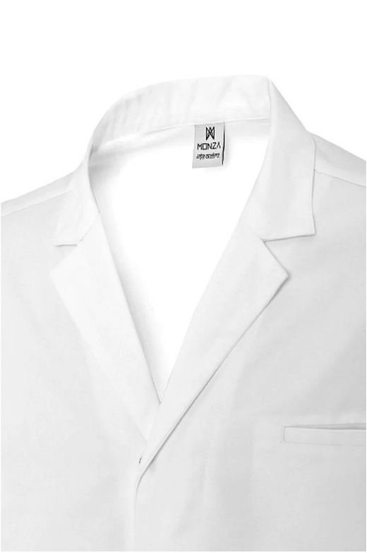 Bata blanca Apux Corchetes hombre