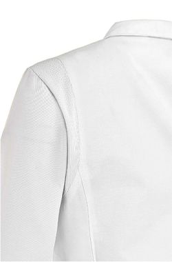 Bata blanca Apux Corchetes mujer