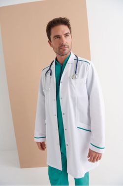 Bata blanca Crux hombre