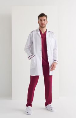 Bata blanca Crux hombre