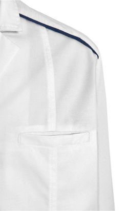 Bata blanca Crux hombre