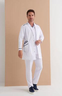 Bata blanca Crux hombre