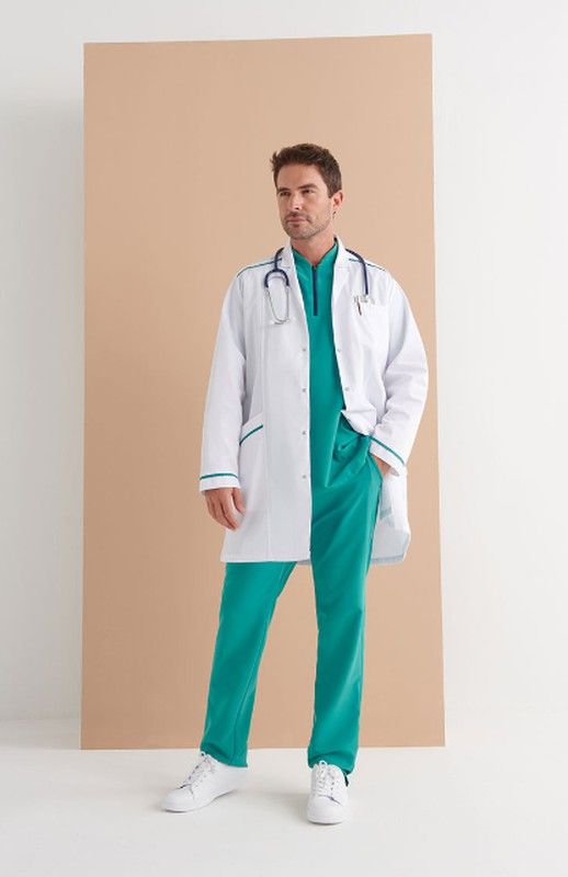 Bata blanca Crux hombre