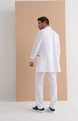 Bata blanca Crux hombre