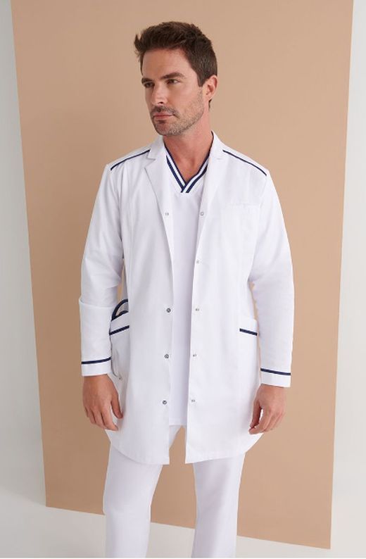 Bata blanca Crux hombre