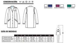 Bata blanca Crux mujer