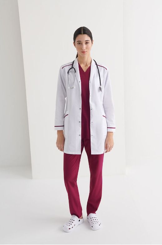 Bata blanca Crux mujer