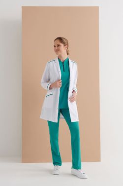 Bata blanca Crux mujer