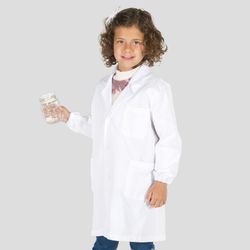 Robe blanche enfant avec boutons