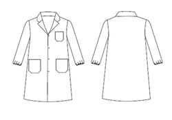 Robe blanche enfant avec boutons