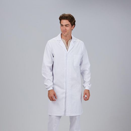 Bata Unisex Enzo (Cierre Velcro y Puños Elásticos)