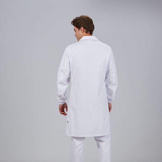 Bata Unisex Enzo (Cierre Velcro y Puños Elásticos)