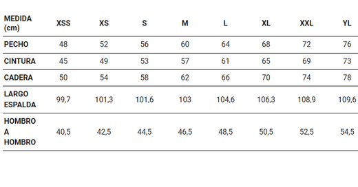 Bata Unisex Manga Corta (Sarga 103cm)