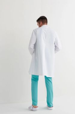 Bata blanca unisex Orion