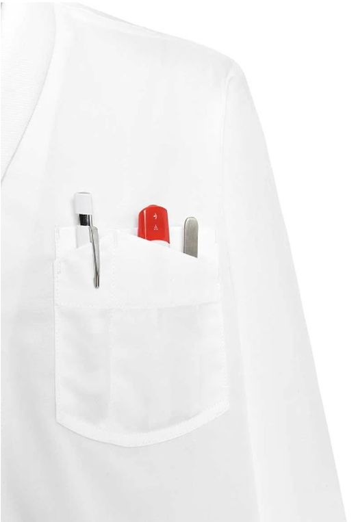 Bata blanca unisex Orion