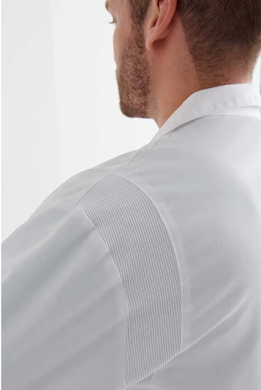 Bata blanca unisex Orion