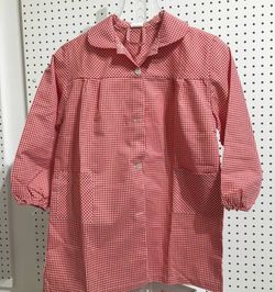 Robe boutonnée classique à carreaux