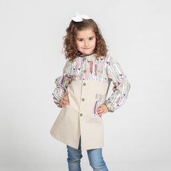 Bata infantil algodón orgánico