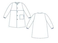 Bata infantil algodón orgánico