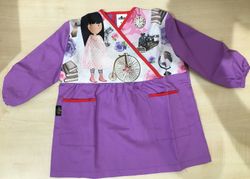 Peignoir pour enfants avec revers en caoutchouc