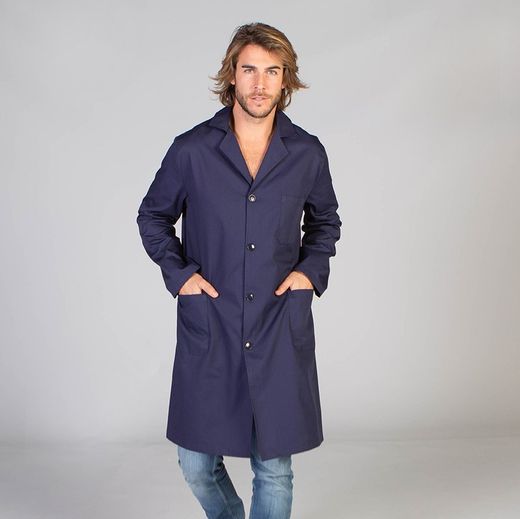 Bata Hombre Sarga (Multicolor y Manga Larga)