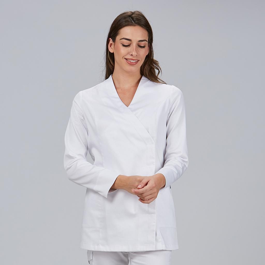 Bata Mujer Aria (Satén Elástico y Cuello Chimenea) 2XL