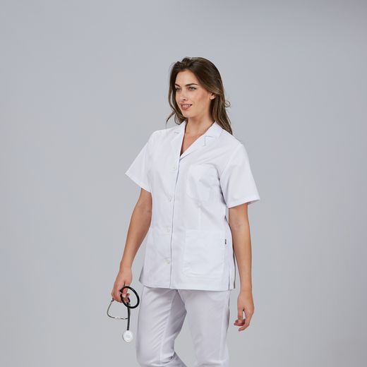 Bata Corta Mujer Manga Corta (Sarga)