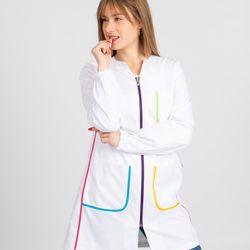 Bata mujer detalle color