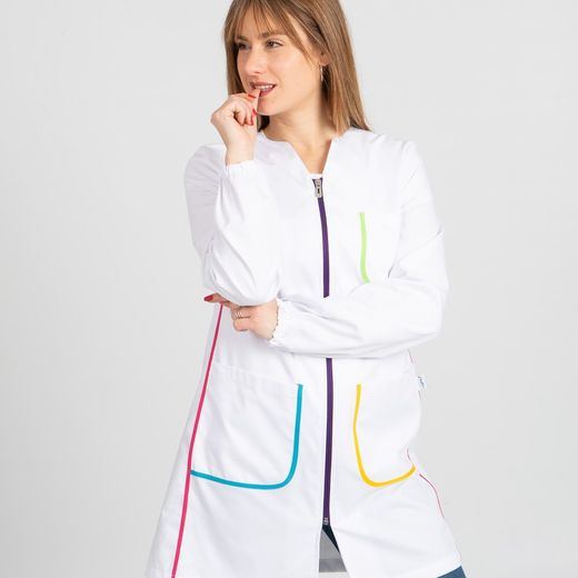 Bata mujer detalle color