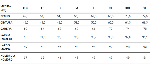 Bata Mujer Manga Corta (Sarga 94cm)