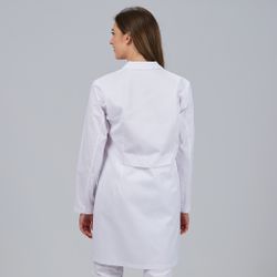 Bata Mujer Manga Larga sin Puños (Sarga)