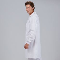 Bata Unisex Puño Elástico y Presión (Sarga)