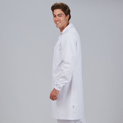 Bata Unisex Puño Elástico y Presión (Sarga)